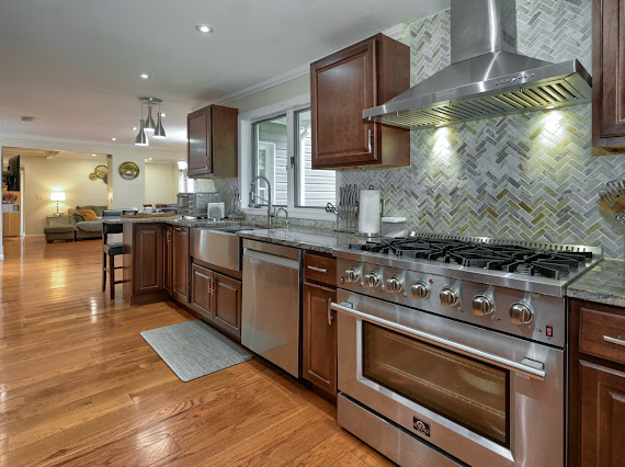 After modern kitchen renovation in an Orlando kitchen